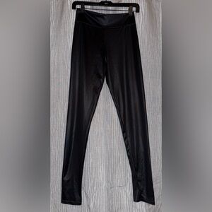 Boohoo Black Shiny Leggings